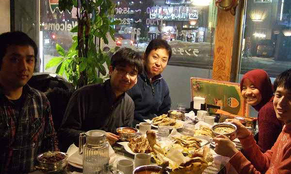 後藤さん来訪 神谷研OB の後藤さんの研究室訪問