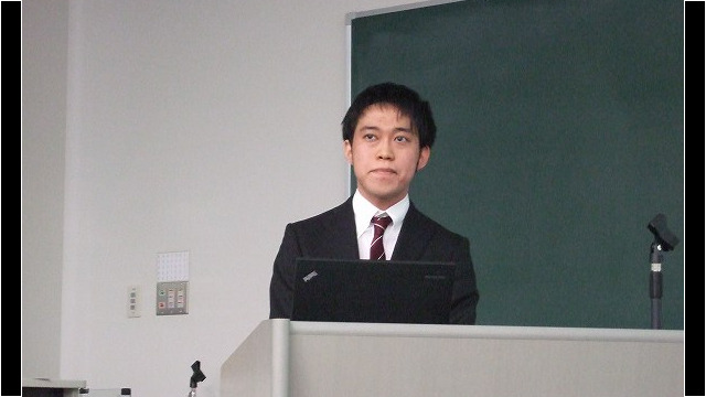 修士論文発表会 田澤君発表<