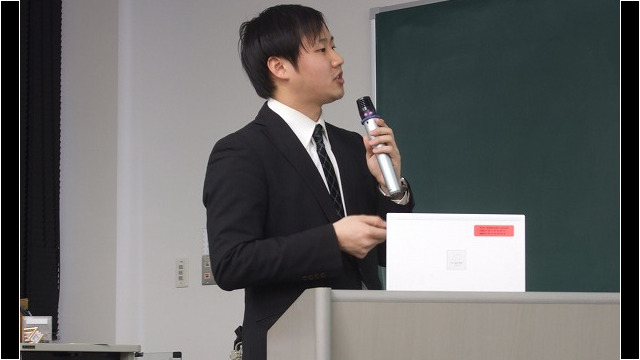 修士論文発表会 藤田君発表