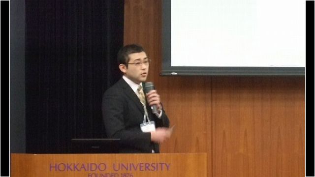 冬季研究発表会 保田君発表