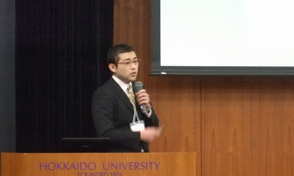 冬季研究発表会 保田君発表