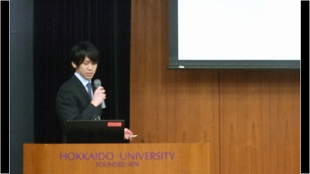 冬季研究発表会 福西君発表