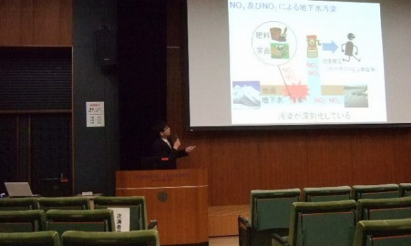 冬季研究発表会 安田君発表