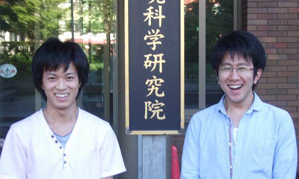 吉田くん,南田くんとの集合写真(8月29日)