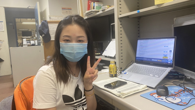 黄さんが新しく研究室メンバーに加わりました。 黄さんが新しく研究室メンバーに加わりました