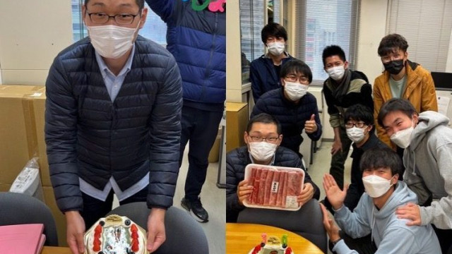 2022年大友先生誕生日会 大友先生の誕生日会を行いました。