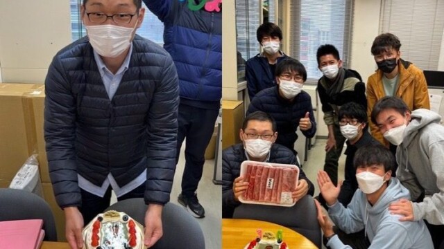 2022年大友先生誕生日会 大友先生の誕生日会を行いました。