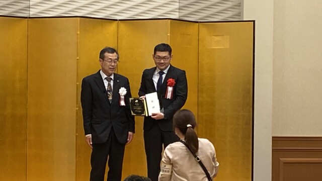 大友先生,受賞式!(5/29)