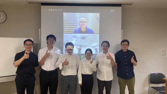 台湾からの留学生の修士論文発表会!(7/30)
