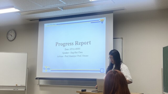 成果報告会(Jean)!(9/6)