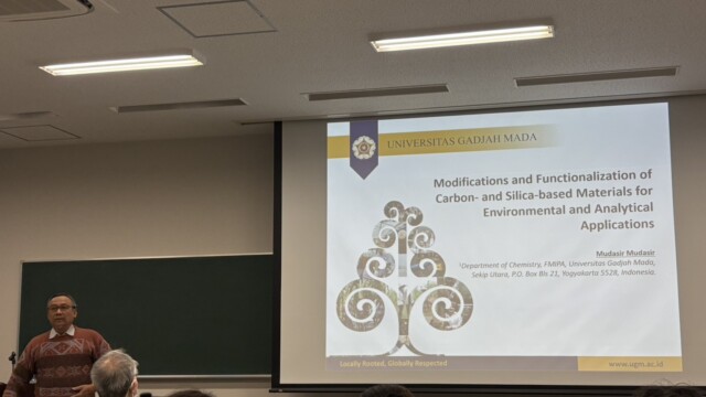 Prof. Karna Wihaya、Dr Niko Prasetyoによる講演会(12/15)